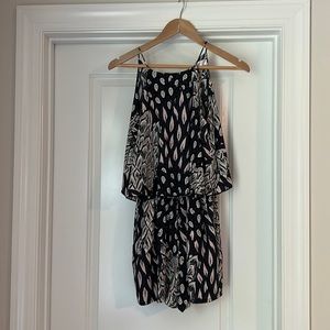 Mahina, M, romper, navy and floral